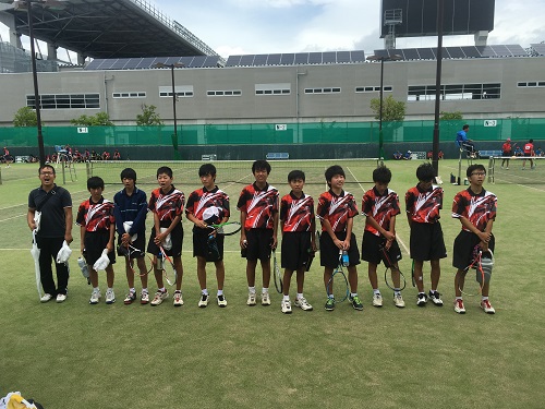 2016山ノ内中学校ソフトテニス団体