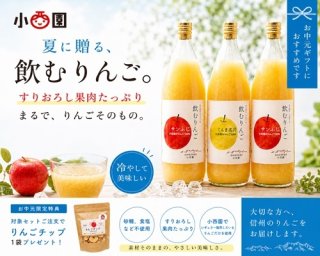 【小西園】夏に贈る、飲むりんご。お中元企画はじまりました