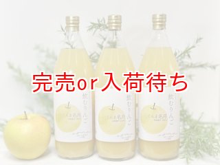 飲むりんご すりおろしジュース ぐんま名月 3本セット 【サンふじ専門